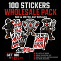 100 Sticker Wholesale Pack – Single Design