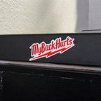 MyBackHurts Blue Collar Vinyl Sticker