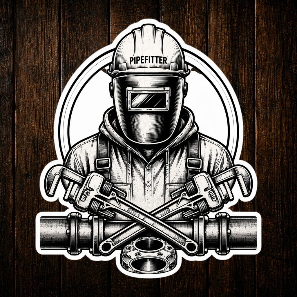 Pipefitter Welder Brotherhood Vinyl Sticker