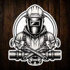 Pipefitter Welder Brotherhood Vinyl Sticker