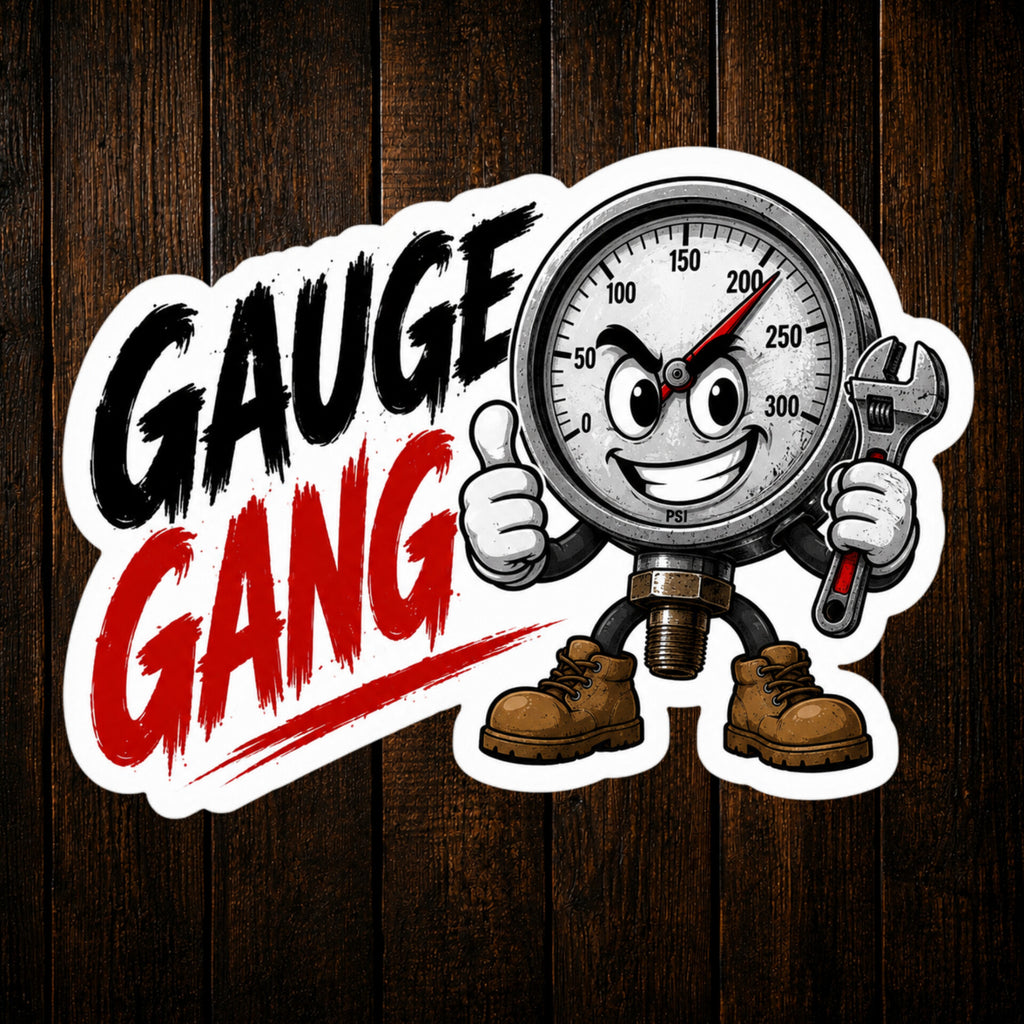 Gauge Gang Vinyl Sticker