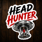 Head Hunter Vinyl Sprinkler Sticker