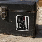 Thin Red Line Firefighter Sticker