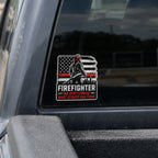 We Run Toward Firefighter Sticker