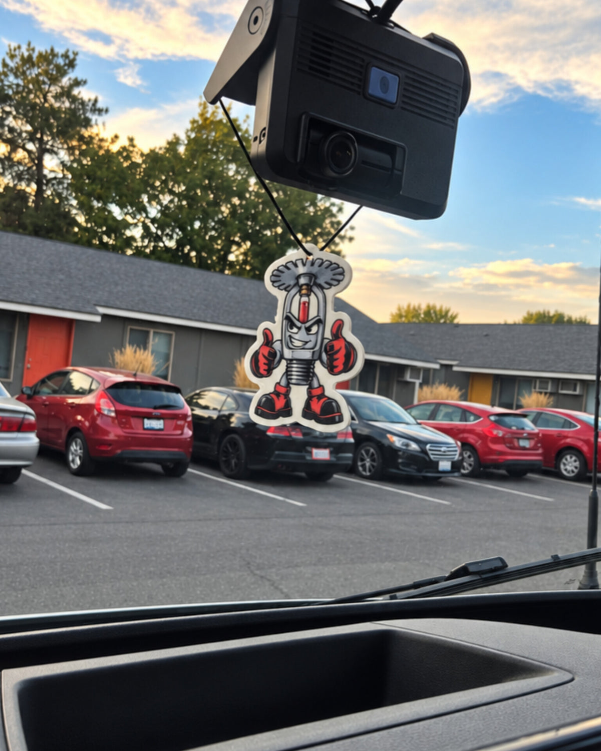 Sprinkler Fitter Mascot Car Air Freshener – New Car Scent