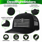 Pipe Trades American Flag Trucker Hat – Pipe Wrench & Fittings Design