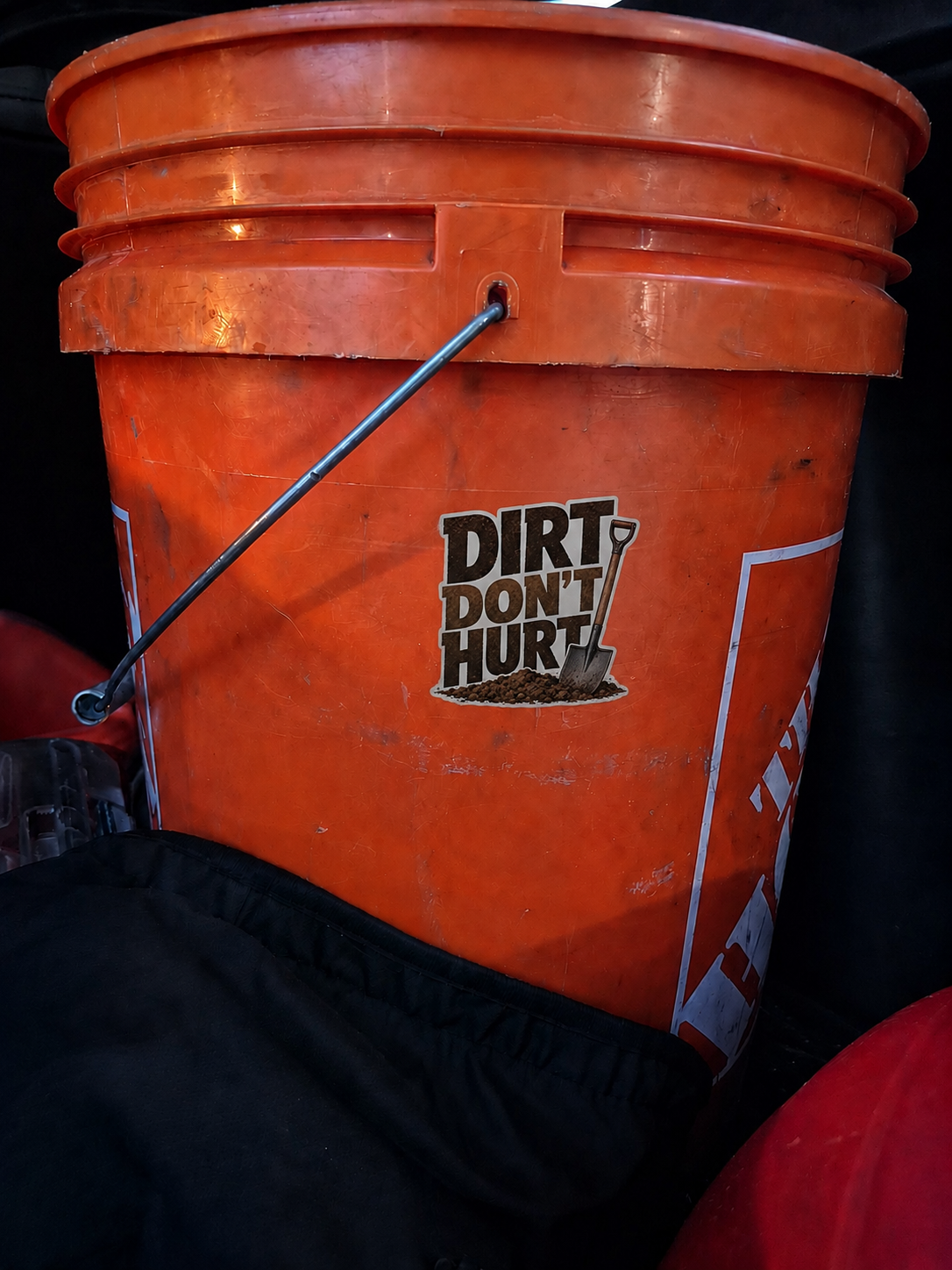 Dirt Dont Hurt Vinyl Sticker