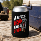 A Little Head Saves Lives Sprinkler Fitter 12oz Can Cooler (Pre-Order)