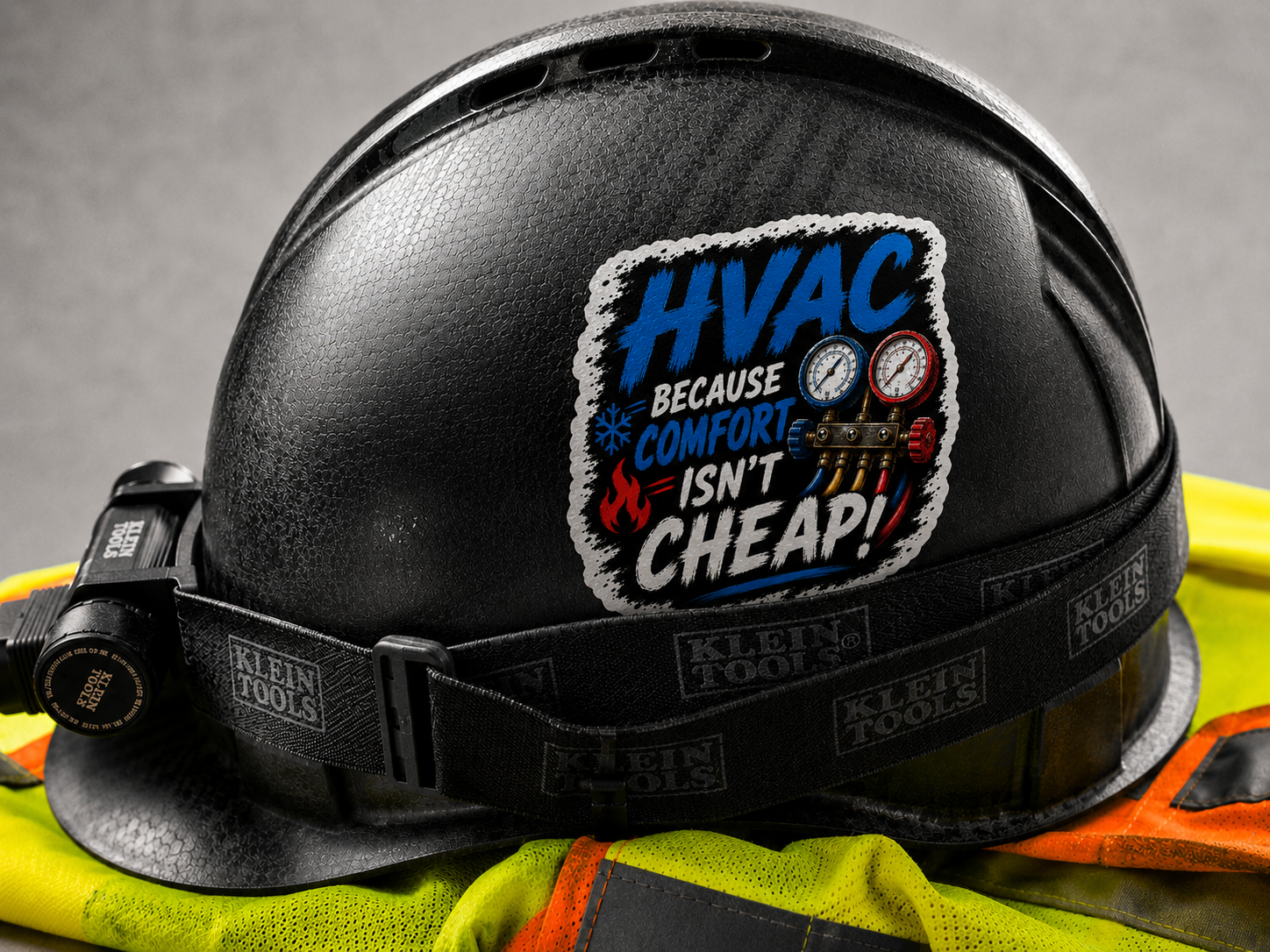 HVAC Because Comfort Isn't Cheap Funny HVAC Installer Vinyl Sticker