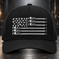 Pipe Trades American Flag Trucker Hat – Pipe Wrench & Fittings Design