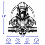 Pipefitter Welder Brotherhood Vinyl Sticker